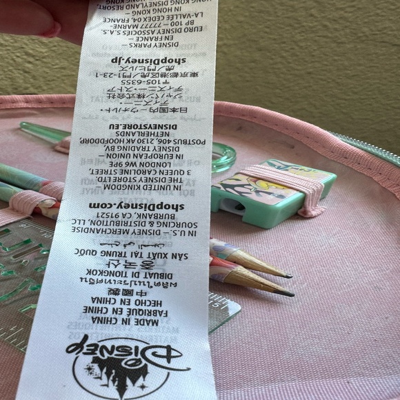 Disneys Ariel Pencil Case With Stationery For Kids - Picture 9 of 9